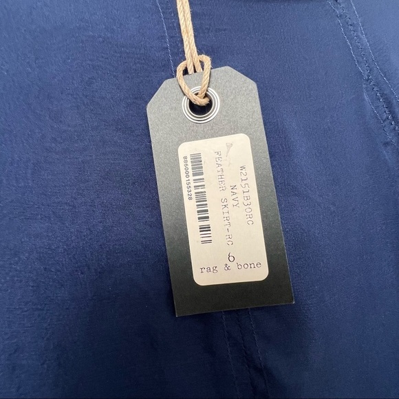 NWT Rag & Bone Silk Feather Skirt Size 6​ - Picture 8 of 13